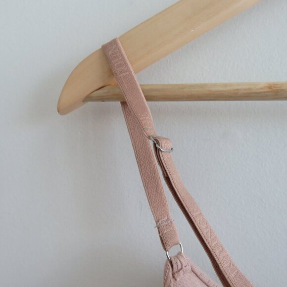 LOUNGE T-Shirt Bra in Ribbed Taupe Nude Comfort Neutral Minimalist - Size 34F - Picture 11 of 12